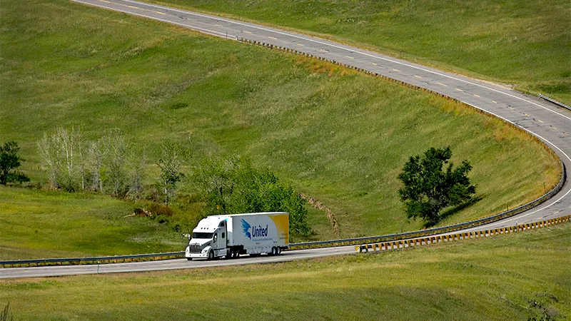 Christofferson van in rural road