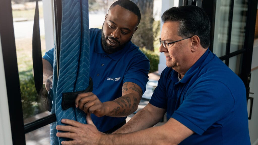Christofferson employees disassembly residential curtains